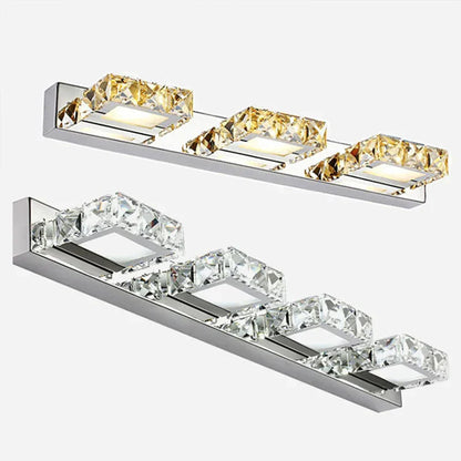 Decorbites™ Crystal-LED-Spiegelscheinwerfer: Moderne Badezimmer-Wandleuchte aus Edelstahl-Beleuchtungseinrichtungen