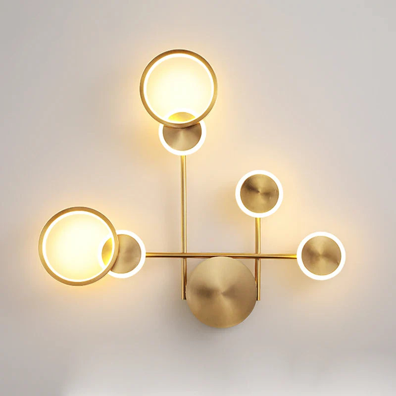 Decorbites™ Messing-LED-Wandleuchte: Moderne nordische Dekor-Wandleuchte für Küche, Schlafzimmer, Wohnzimmer