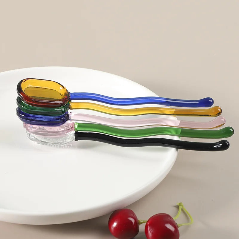 Decorbites™ Glas-Dessertlöffel-Set