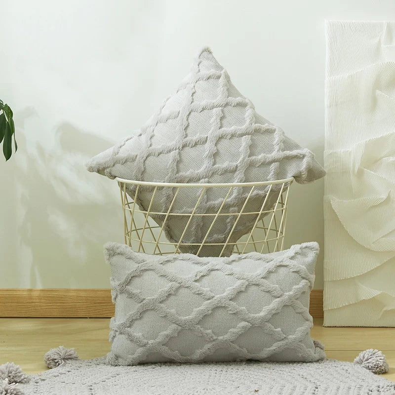 Decorbites™ Bestickte Diamant-Kissenbezug für modernes Wohnzimmer-Dekor
