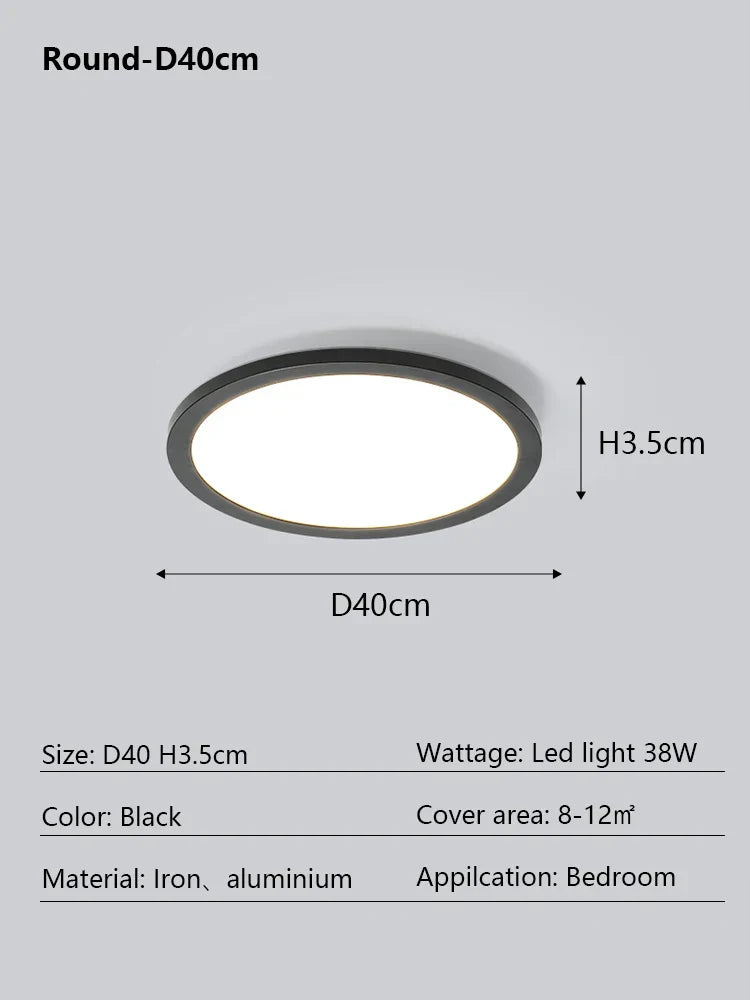 Decorbites™ LED-Deckenleuchte: Modernes minimalistisches rechteckiges Design für Wohnzimmer, Schlafzimmer, Innenbeleuchtung