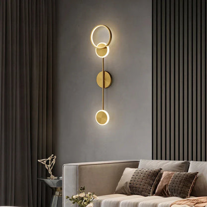 DecorBites™ Gold Plated Luxury LED Wall Lamp for Bedroom & Living Room