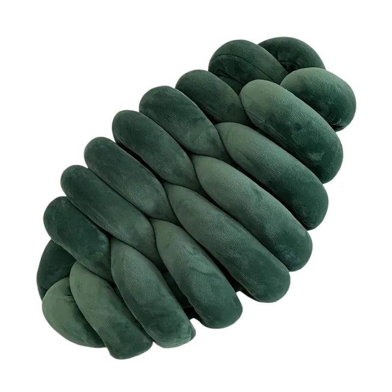Decorbites™-Knot-Plüsch-Weihnachtsgrünes Dekokissen für ästhetische Raumgestaltung