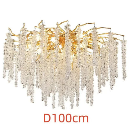 Decorbites™ Kristall-Quasten-Kronleuchter: Luxuriöse LED-Pendantlampen für Wohnzimmer, Halle & Restaurant