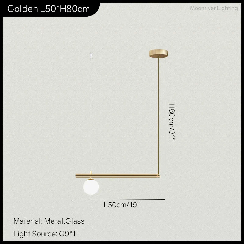 Decorbites™ LED-Lineare Hängelampe für Zuhause – Moderne Minimalistische Wohnzimmer-Lüster