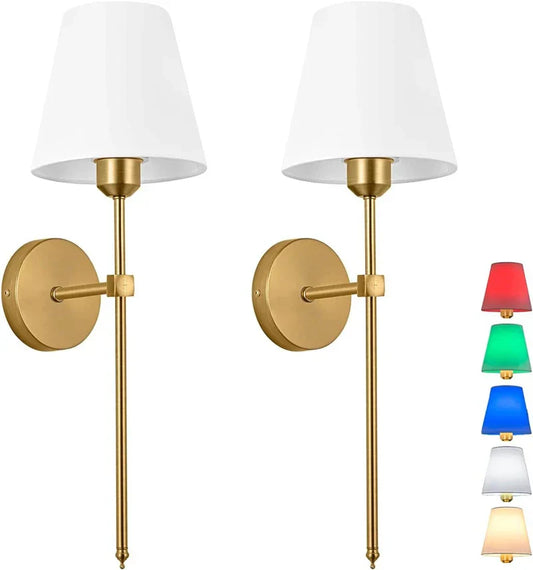 Decorbites™ Industrielle Retro-Stoff-Wandlampe für Schlafzimmer, Badezimmer, Wohnzimmerbeleuchtung