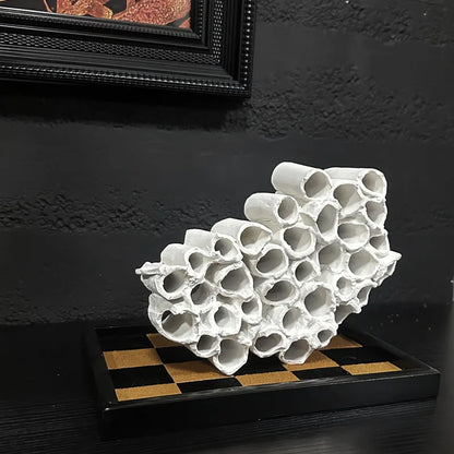 DecorBites™ Abstract Honeycomb Mesh Conduit Handicraft Figurines for Stylish Home Decor