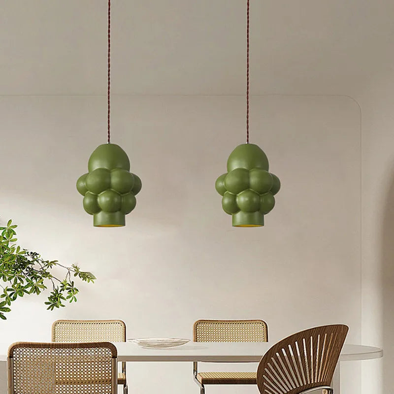 DecorBites™ Creamy Wind LED Chandelier: Nordic Wabi Sabi Dining Room Lighting for Home Decor