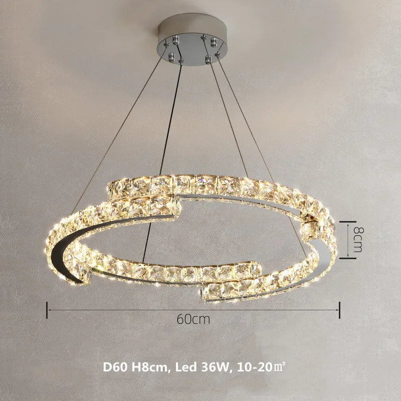 Decorbites™ Kristall-LED-Hängeleuchten Chromstahl Moderne Luxusarmaturen
