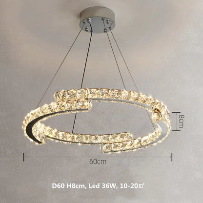 Decorbites™ Kristall-LED-Hängeleuchten Chromstahl Moderne Luxusarmaturen