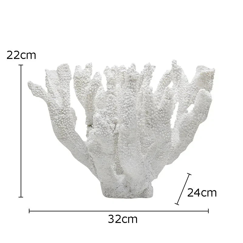 Decorbites™ Korallenharz-Statue Schreibtischdekoration Moderne Heimdekoration Ornamente