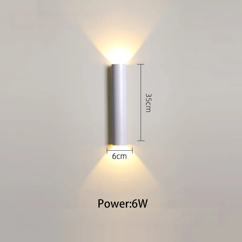 Decorbites™ LED-Wandleuchte: Einsame Linie nach oben und unten leuchtend für TV-Hintergrund oder Schlafzimmer