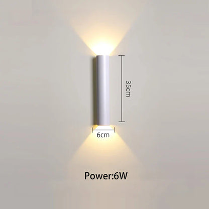 Decorbites™ LED-Wandleuchte: Einsame Linie nach oben und unten leuchtend für TV-Hintergrund oder Schlafzimmer