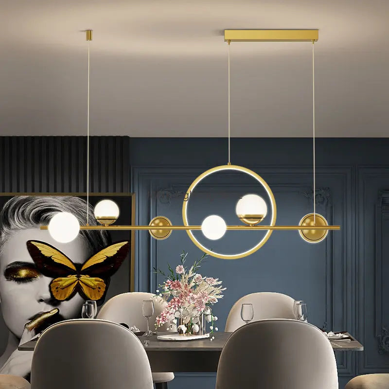 Decorbites™ LED-Langstreifen-Hängeleuchte: Nordisches minimalistisches Design für Wohnzimmer, Restaurant, Bar