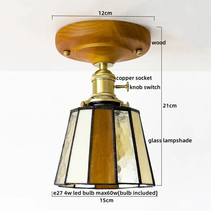 Decorbites™ Glas-Kupfer-LED-Deckenleuchte im modernen Stil für die Heimdekoration und das Restaurant