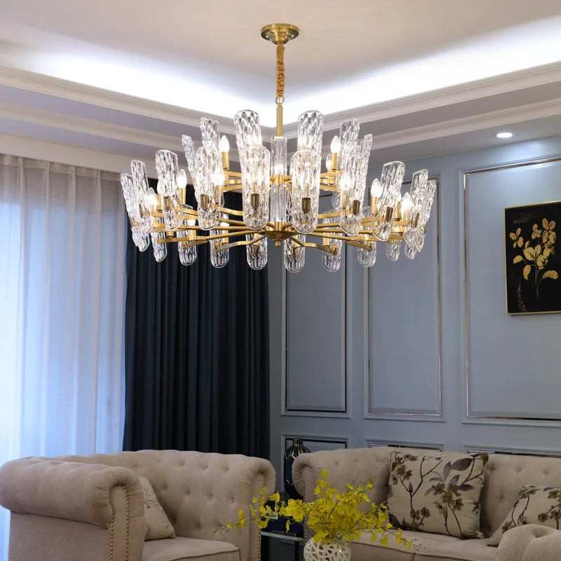 Decorbites™ Glas-LED-Deckenleuchter für Wohnzimmer, Schlafzimmer, Restaurant, Hotel, Küche – Luxusbeleuchtung