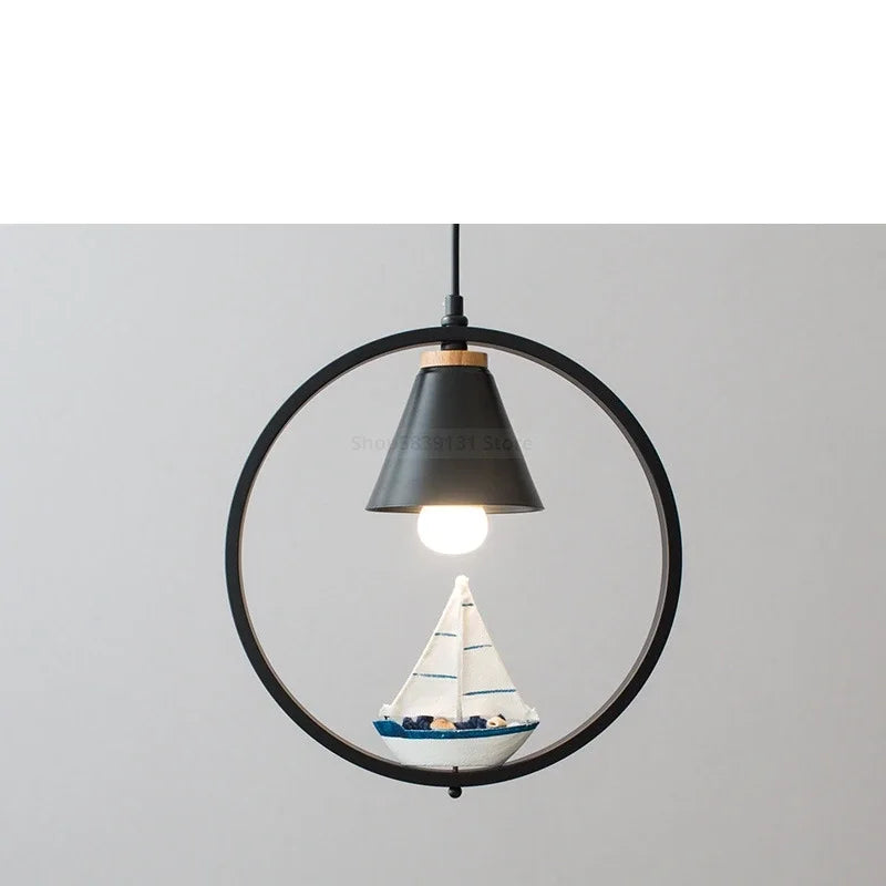 Decorbites™ Eisenring-Anhängerleuchten Kinder-Schlafzimmer Hängelampen LED-Vogelarmaturen
