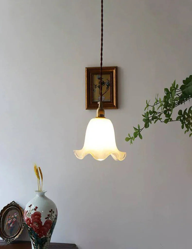 Decorbites™ Glas-LED-Hängeleuchte: Minimalistischer europäischer Stil, Retro-Design, Luxus-Messing-Finish