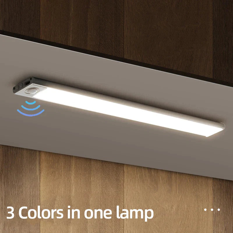 Decorbites™ 50 cm ultraflaches LED-Bewegungssensor-Schranksleuchte für Küche, Schlafzimmer, Schrank