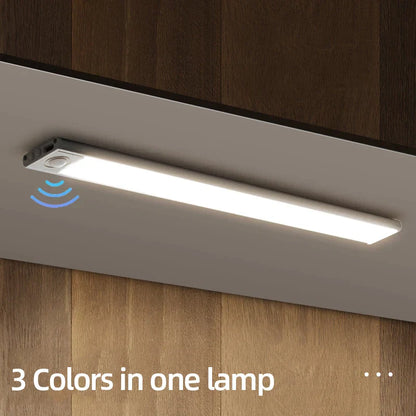 Decorbites™ 50 cm ultraflaches LED-Bewegungssensor-Schranksleuchte für Küche, Schlafzimmer, Schrank