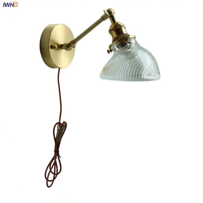 Decorbites™ LED-Wandleleuchte aus klarem Glas, drehbar nach oben und unten, ideal für Esszimmer, Badezimmer