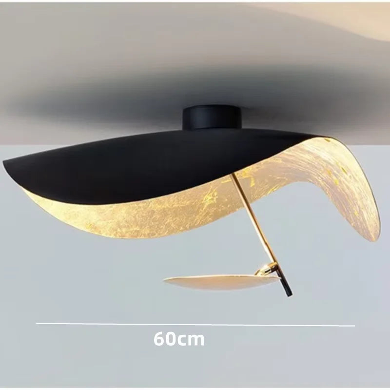 Decorbites™ Lederarm Manta Hängeleuchte – Industrieller Retro-Stil Weiß/Schwarz Deckenlampe