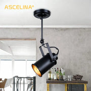 Black Retro Ceiling Lamp