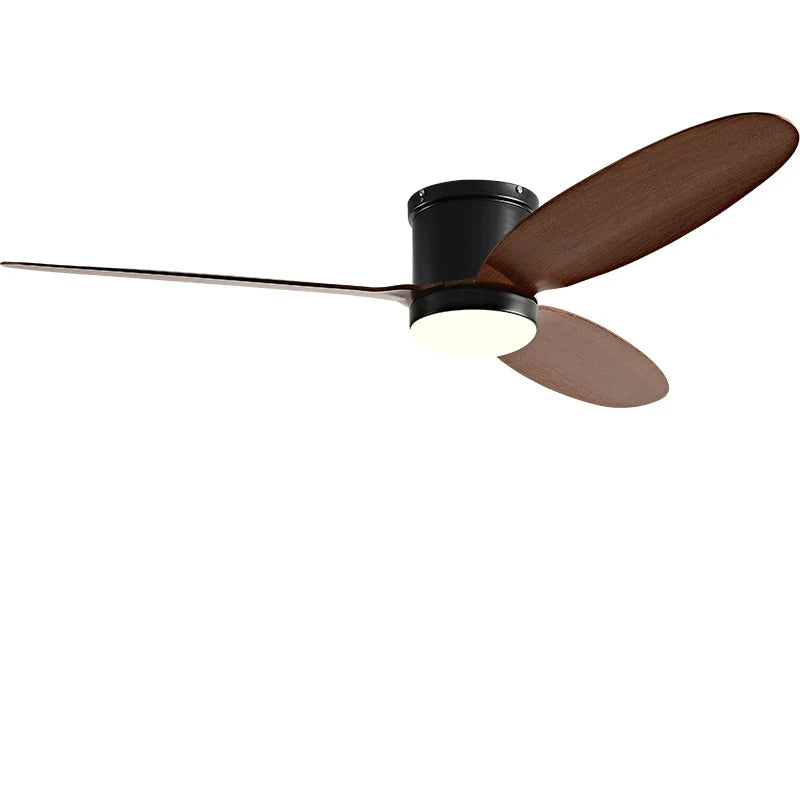 Decorbites™ Schwarze DC-Deckenventilatorleuchte mit Fernbedienung und LED-Kronleuchter
