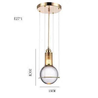 Decorbites™ Kristallkugel-LED-Hängeleuchten – Amerikanisches Design für Innenbeleuchtung