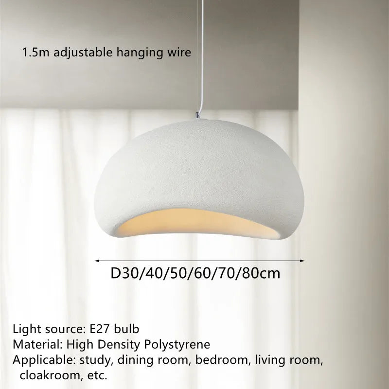 Decorbites™ Handgefertigte Wabi-Sabi LED-Hängeleuchte Moderne Schlafzimmerbeleuchtung Pendellampe