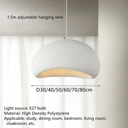 Decorbites™ Handgefertigte Wabi-Sabi LED-Hängeleuchte Moderne Schlafzimmerbeleuchtung Pendellampe