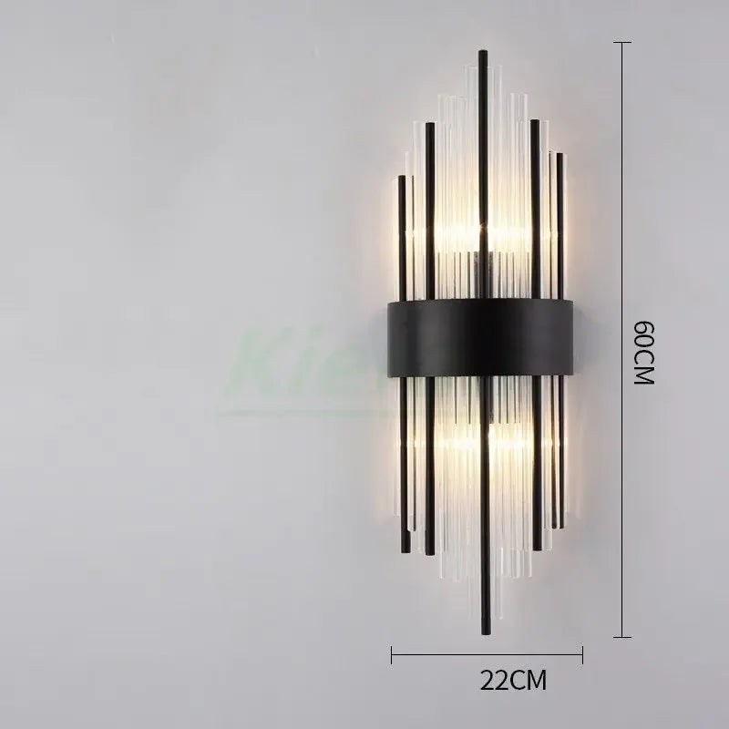 DecorBites™ Crystal LED Wall Lamp for Bedroom Living Room Study Minimalist Design