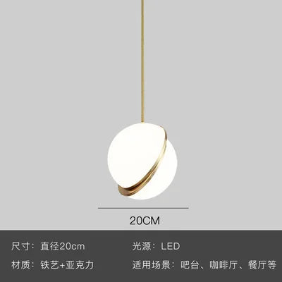 Decorbites™ Gold-Lustre-LED-Hängeleuchten für Wohn-/Esszimmer, Schlafzimmer & Laden