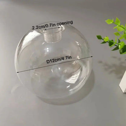 Decorbites™ Klar-Glas-Pendent-Lampenschirm mit 2,2 cm Gewinde für Kronleuchter & Hängeleuchten