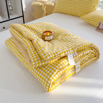 Decorbites™ Baumwollsommerdecke mit Sojabohnenfaserfüllung – Vier-Jahreszeiten-Bettdecke