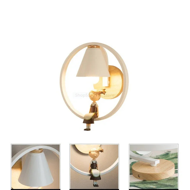 Decorbites™ Eisen LED Wandlampen, nordisches modernes Design für Wohnzimmer, Schlafzimmer, Gang, Hotel