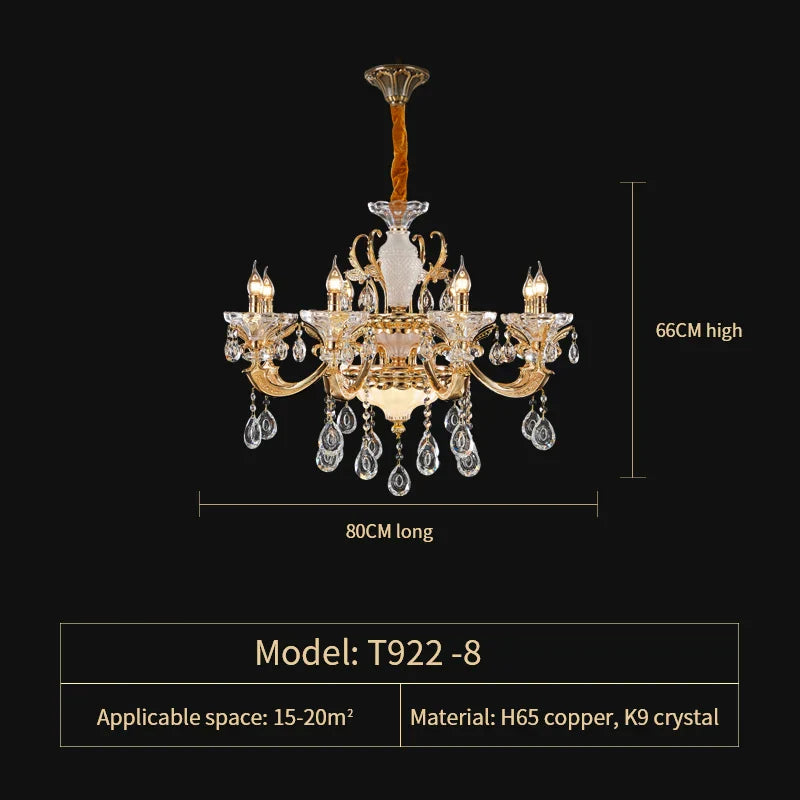 Decorbites™ Elegante Kristall-Leuchter für Wohnzimmer, Esszimmer und Schlafzimmer