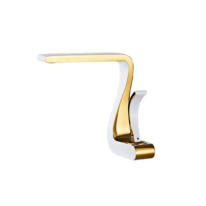 Decorbites™ Gold Beckenarmatur: Moderne Messing-Badmischtap für Warm-/Kaltwasser