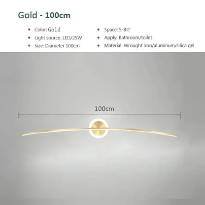 Decorbites™ LED Wandlampen: Moderne Eisenbacklackierungs-Handwerksleuchte für Badezimmer, Schlafzimmer und Wohnzimmer