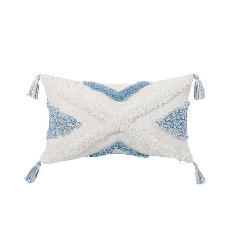 DecorBites™ Geometric Tassel Tufted Pillow Covers for Home Decoration
