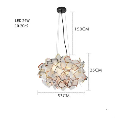 Decorbites™ Clizia LED-Kronleuchter – Neues Design Acryl Aufhängung Schlafzimmer Café-Lichter