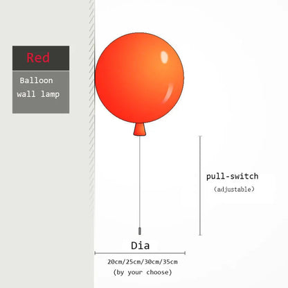 Decorbites™ Bunte Ballon-LED-Wandleuchten mit Speicherfunktion