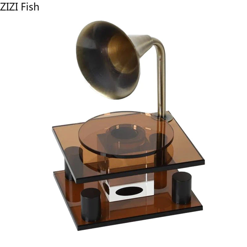 Decorbites™ Kristall-Musikinstrument-Modell-Ornament-Dekoration – Modernes Schreibtisch-Kunstwerk