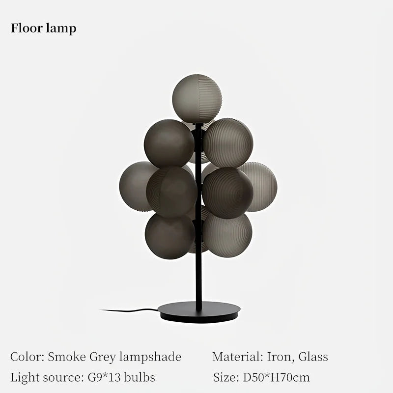 Decorbites™ Trauben-Kronleuchter: Moderne Glasball-Pendantlampe für Wohnzimmer und Schlafzimmer