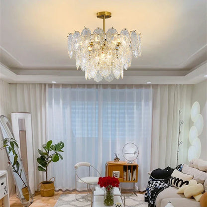Decorbites™ Elegante Glas-Lüster mit LED-Lichtern für die Raumdekoration