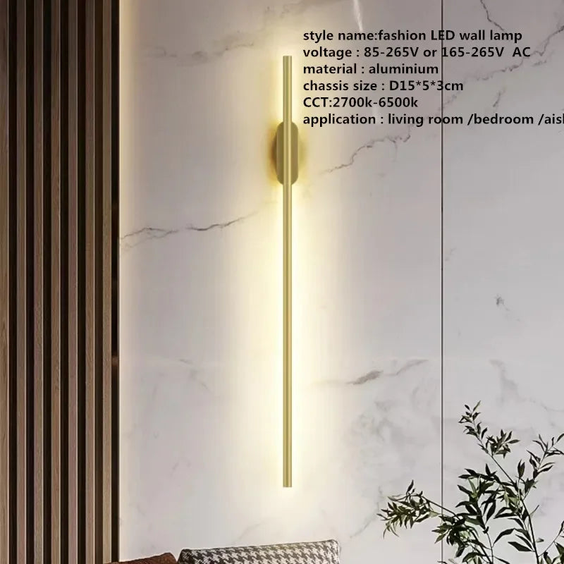 Decorbites™ Lineares LED-Rohr-Wandleuchte für die Einrichtung zu Hause
