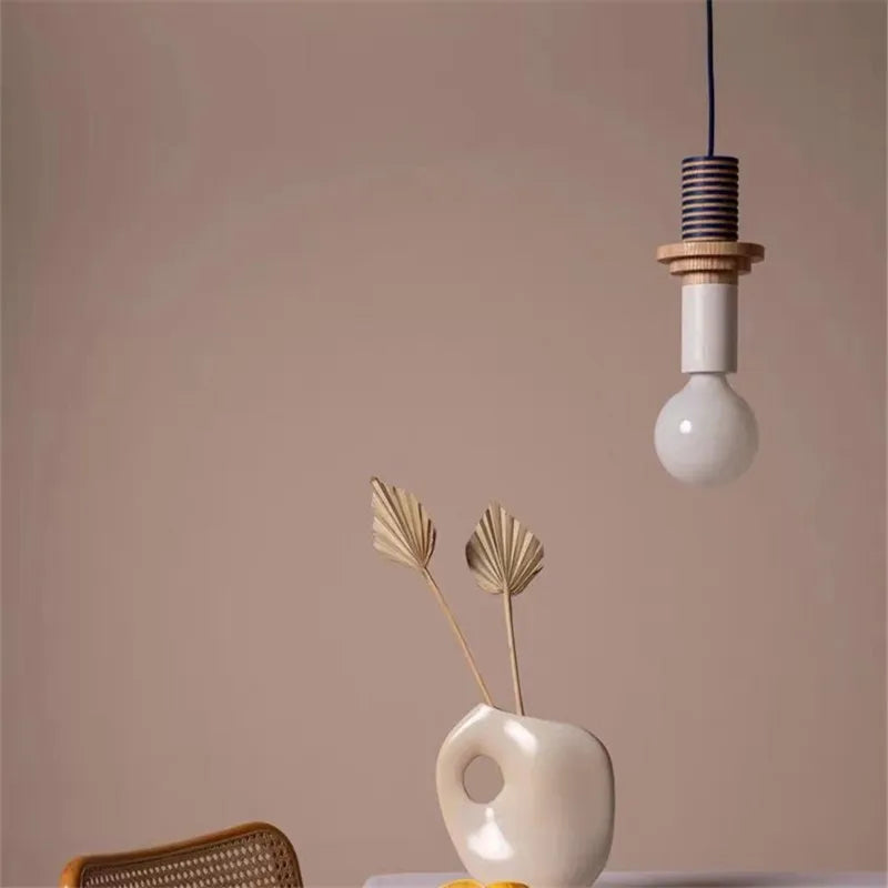 Decorbites™ LED Holz-Hängeleuchte: Nordisches Design, Kawaii-Schlafzimmer-Dekorleuchte