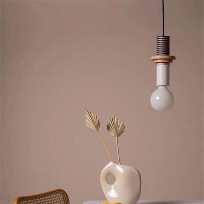 Decorbites™ LED Holz-Hängeleuchte: Nordisches Design, Kawaii-Schlafzimmer-Dekorleuchte
