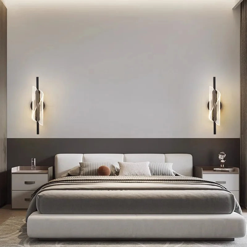 Modern Gold Black Sconce