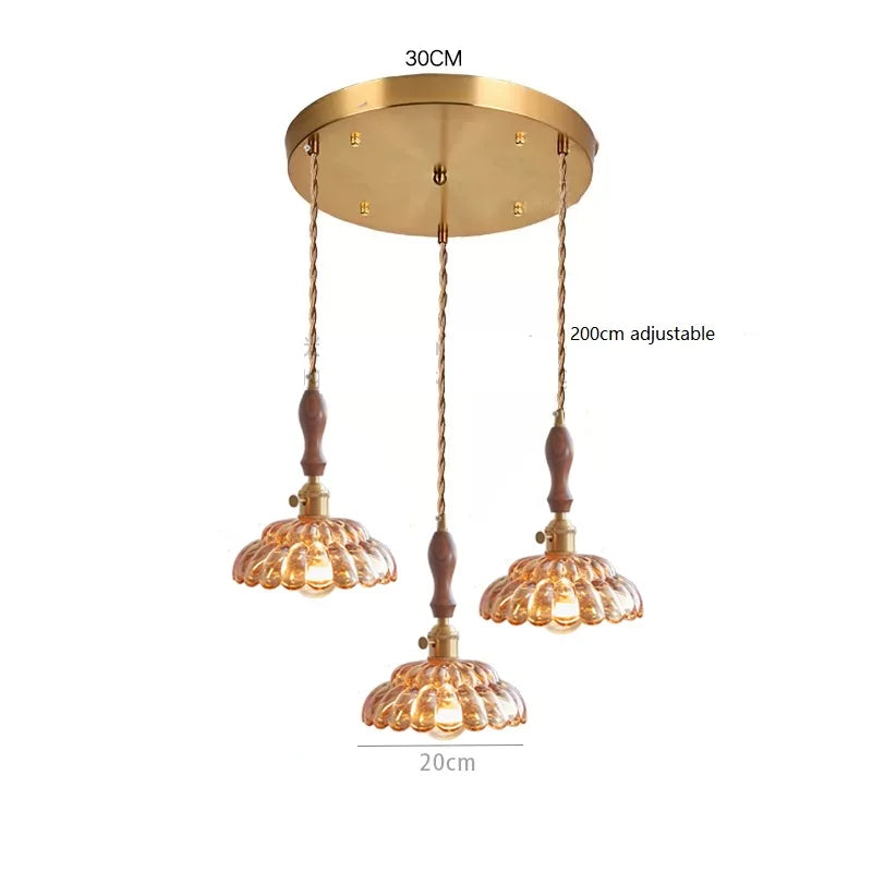 Glass Vintage Pendant Lamp